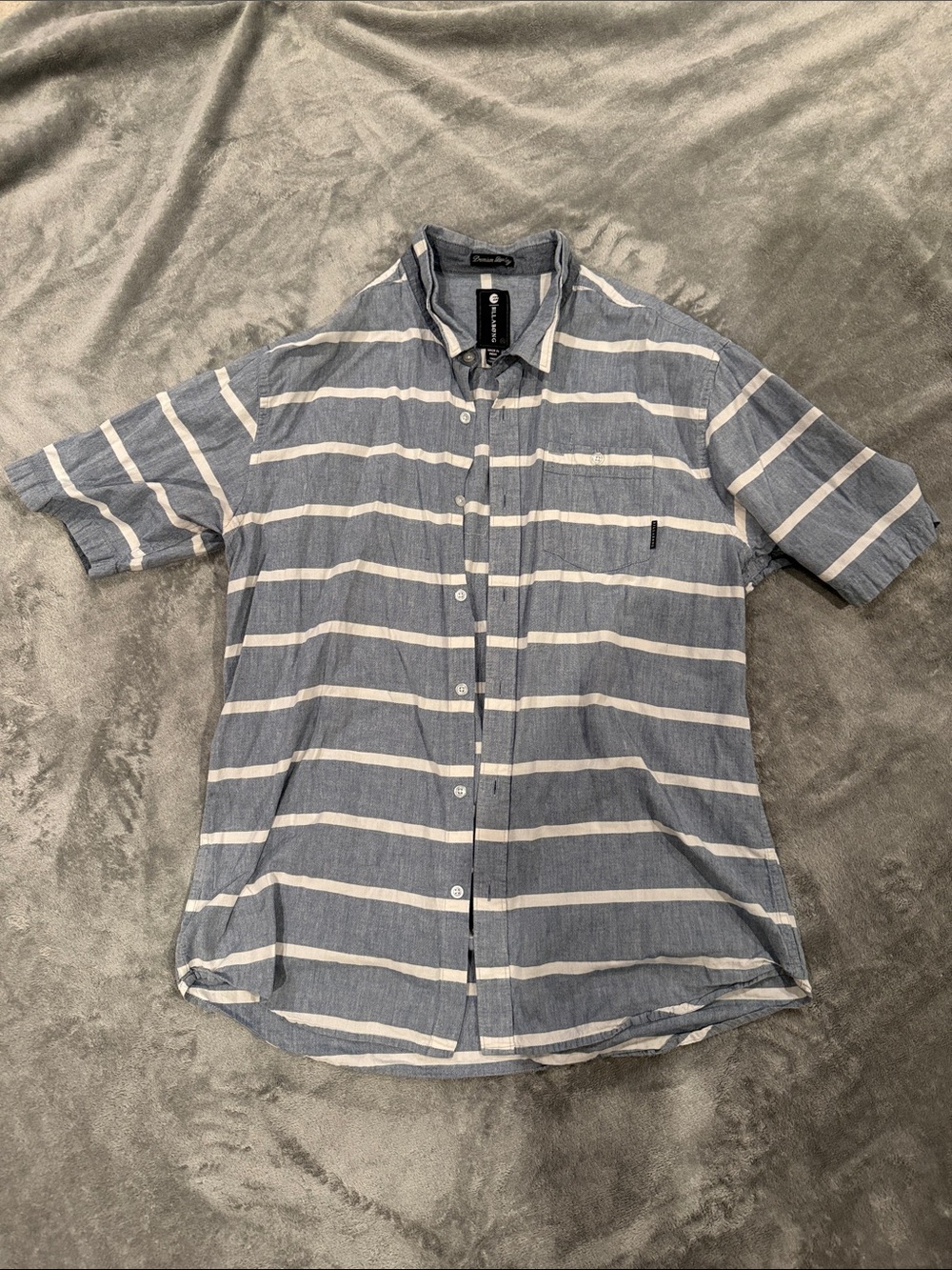 Billabong - Button Down Shirt (Blue and White)